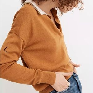 Madewell Colorblock Polo Sweater